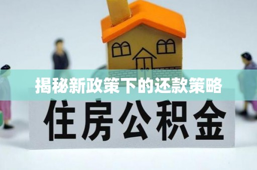 台湾揭秘新政策下的还款策略