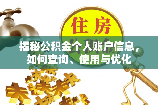 台湾揭秘公积金个人账户信息，如何查询、使用与优化