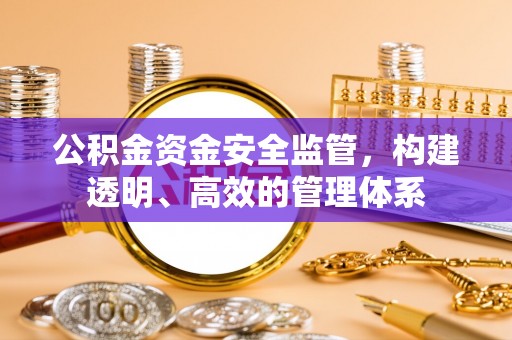 台湾公积金资金安全监管，构建透明、高效的管理体系