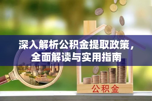 台湾深入解析公积金提取政策，全面解读与实用指南