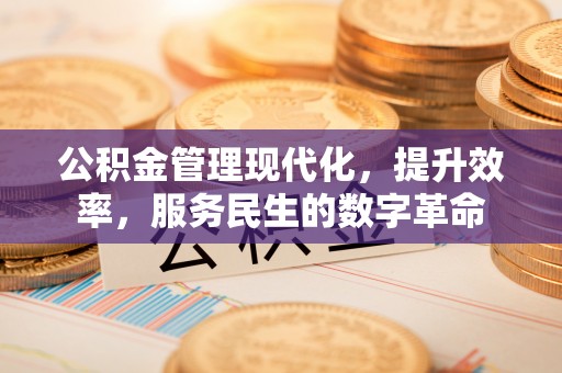 台湾公积金管理现代化，提升效率，服务民生的数字革命