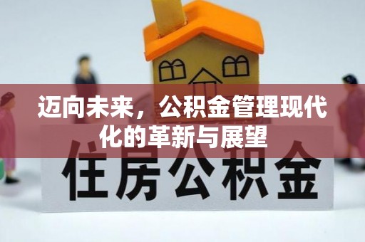 台湾迈向未来，公积金管理现代化的革新与展望