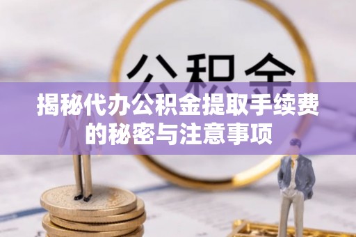台湾揭秘代办公积金提取手续费的秘密与注意事项